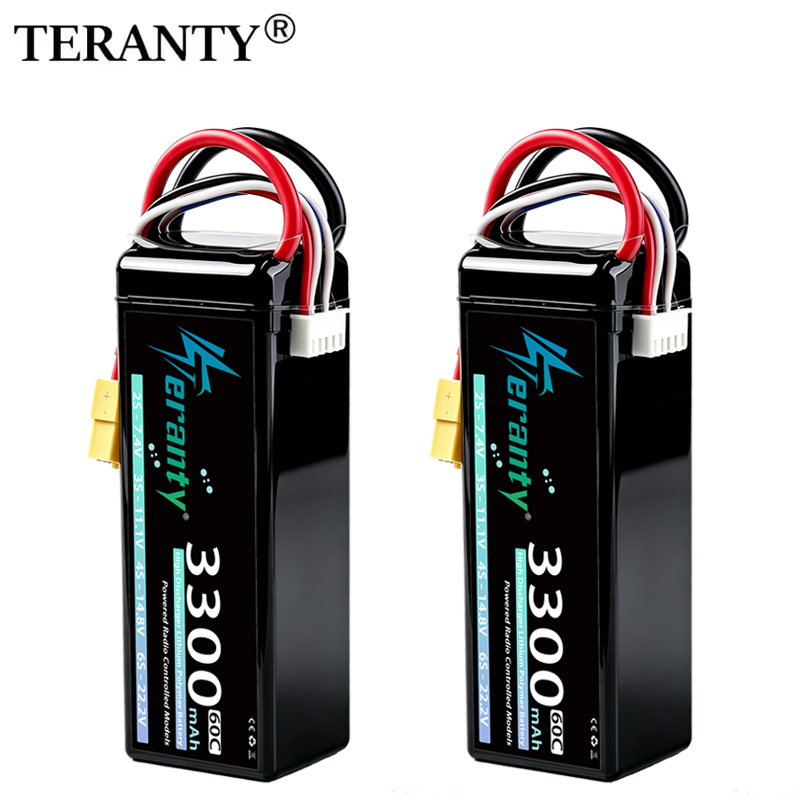 Drone Battery Plate - TERANTY 4S 3300mAh Lipo Battery 14.8V