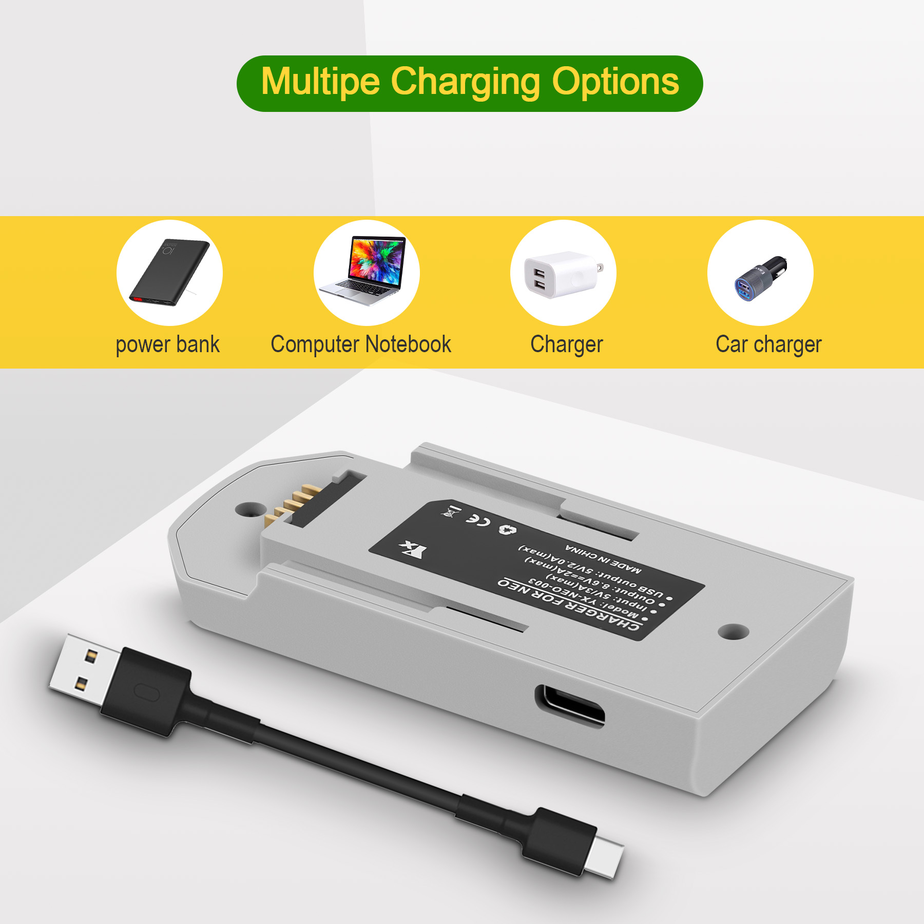 Bidirectional USB Battery Char - Drone Battery Bag review and price