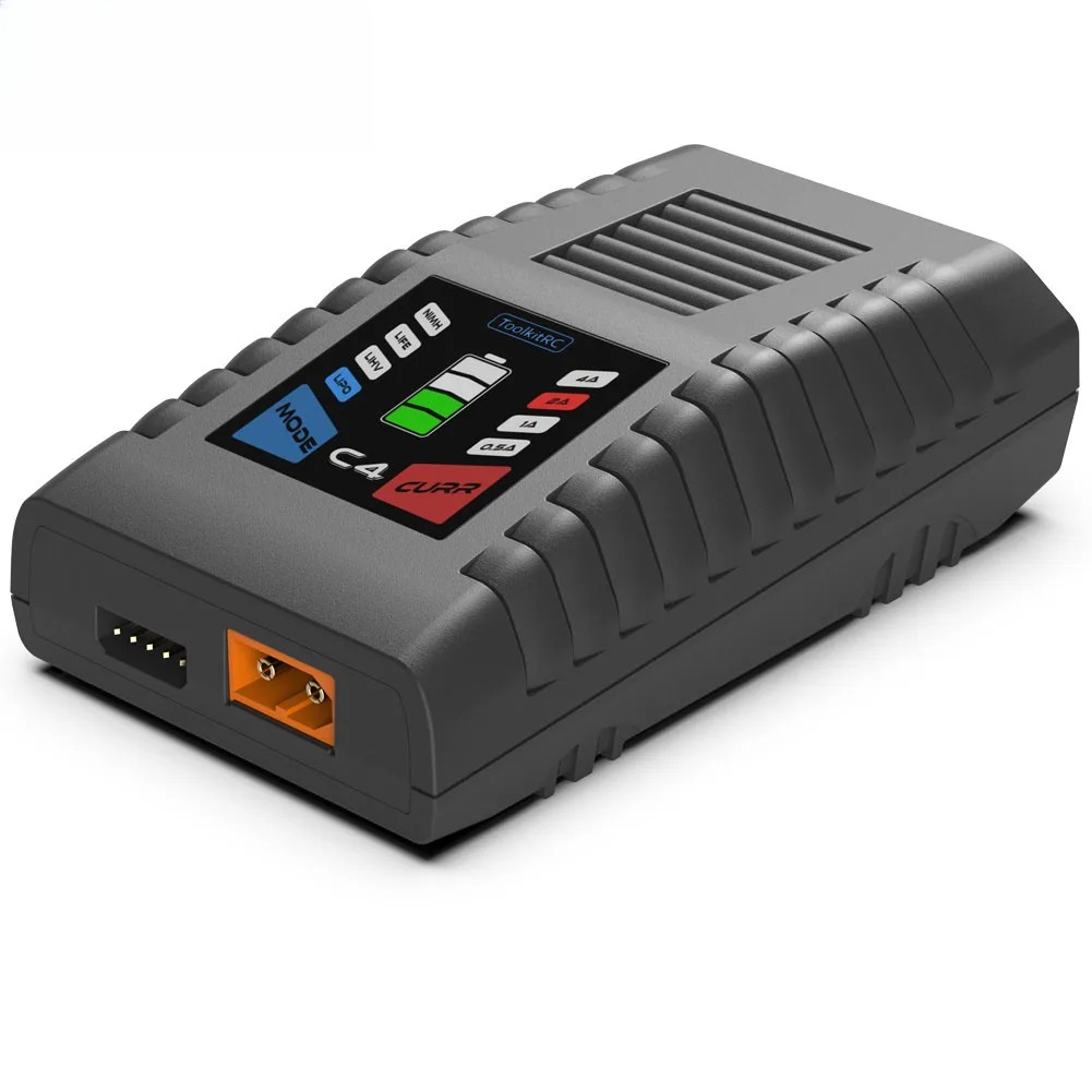 ToolkitRC C4 Charger 50W 5A AC - Drone Battery 4S review and price